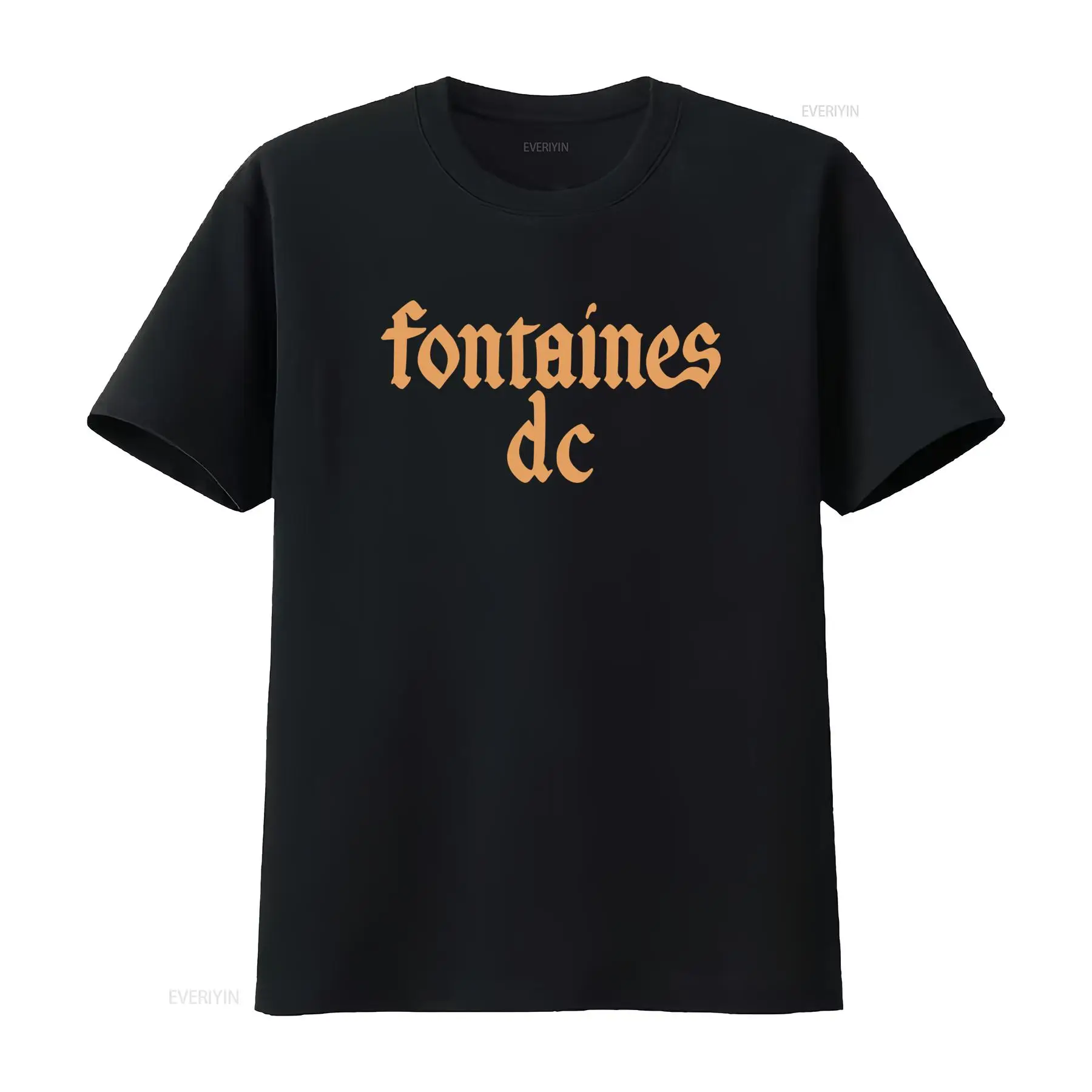 Vintage Fashion Jersey - Черная футболка Fontaines D C с