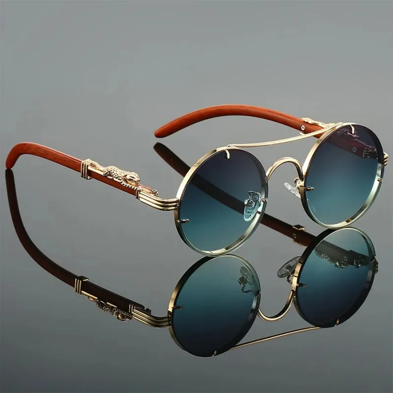 Vintage Fashion Enthusiasts - Винтажные круглые солнцезащитные очки для активного